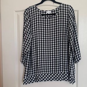 J Jill 3/4 Sleeve Top